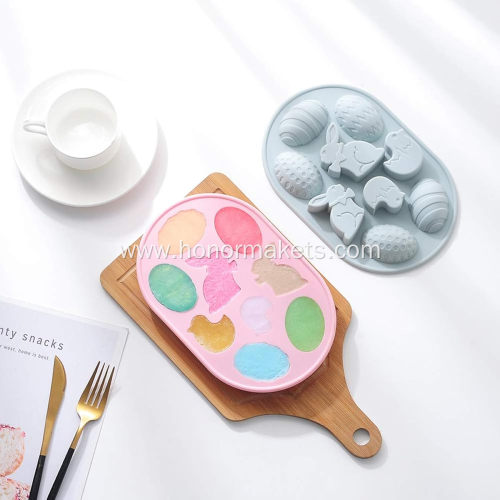 Easter Rabbit Bunny Egg Silicone Molds